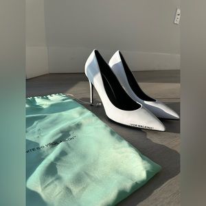 Off-White c/o Virgil Abloh “For Walking” White Heels
